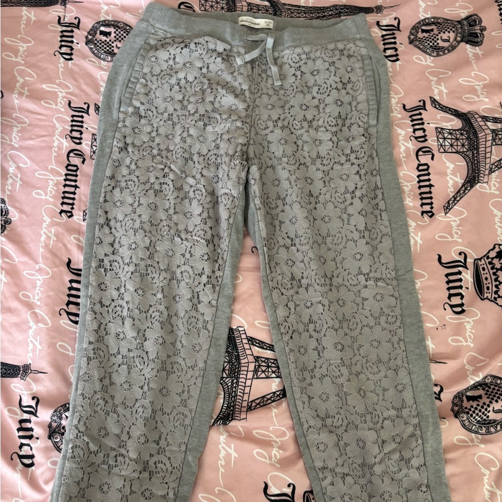 Abercrombie & fitch kids joggers laced
